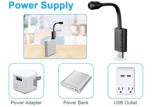 Bloque Multiprise électrique Mini Caméra Wifi espion HD détection de  mouvement